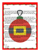 Santa Letter Child Didn't Get Desired Present