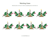 Candle Matching Game