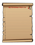 Child Christmas Wish List