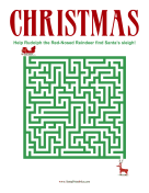 Christmas Maze Medium