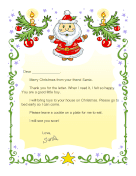 Letter From Santa To A Little Boy