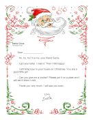 Letter From Santa To A Little Girl