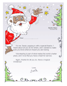 Letter From Santa To A Volunteer