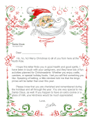 Letter From Santa To Nursing Home Or Senior Center
