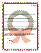 Magic Elf Warning Letter