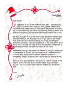 Santa Letter Child Didn't Get To Sit On Lap