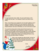 Santa Letter Naughty List
