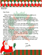 Santa Letter New Baby In The House