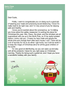 Santa Letter Social Distancing