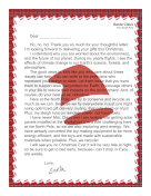 Santa Letter Worried About Environment