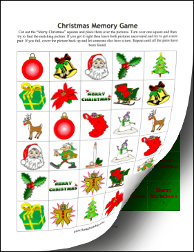 Christmas Memory Game