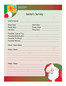 Santa's Survey