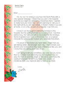 Letter From Santa To Child In Hospital