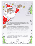 Letter From Santa To Preschool Or Day Care
