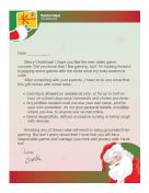 Santa Letter Gift With Rules