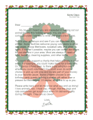 Santa Letter Help Animals