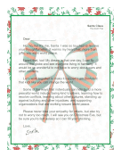 Santa Letter World Peace